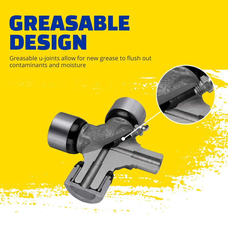 MOOG 447 Greaseable Premium Universal Joint for Combination 331 x 534G - Image 5